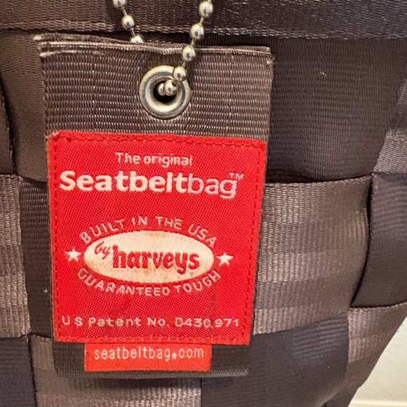 Harveys Chocolate Brown Seatbelt Tote - Picture 2 of 14